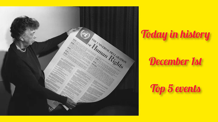 Today in history: What happened on this day December 1st in history | Top 5 historical events