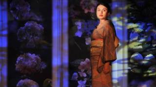 和服の似合う街に　建長寺で着物ショー