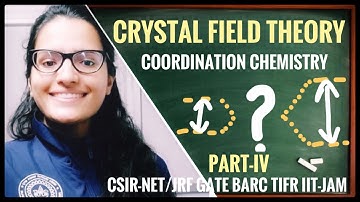 CRYSTAL FIELD THEORY | PART-IV | CFT | COORDINATION CHEMISTRY | CSIR | GATE | TIFR | BARC | IIT- JAM