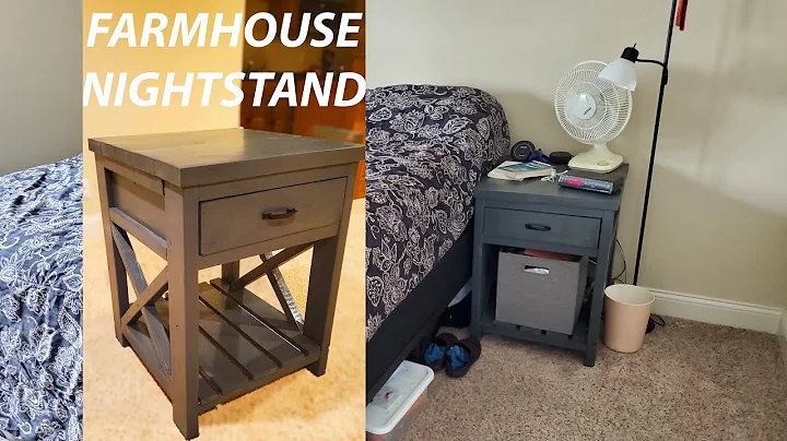 Farmhouse Nightstand - DIY - with cut list!