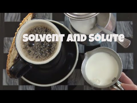 Video: Is koffie een opgeloste stof of een oplosmiddel?