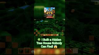 🌳 I Built a Hidden Tree House Nobody Can Find! 😱
