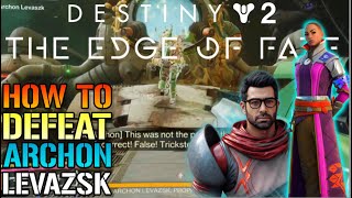 Destiny 2: The Message Mission Guide! How To Defeat The "Archon Levazsk" TODAY