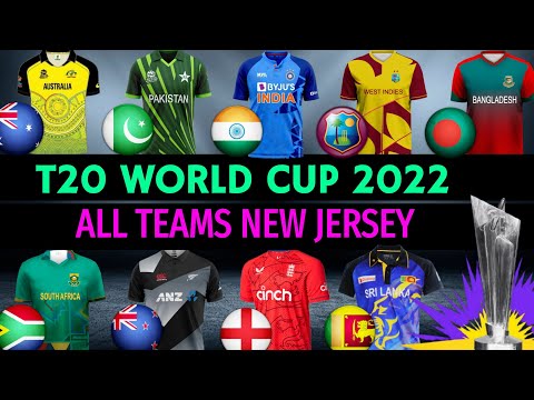 ICC T20 WORLD CUP 2022 | All Teams New Jersey | All Teams New Kit | All Teams World Cup Kits