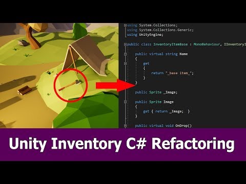 Unity Inventory C# Refactoring