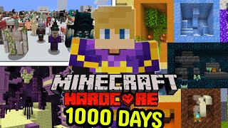 I Survived 1000 Days in Hardcore Minecraft Again [FULL MOVIE]
