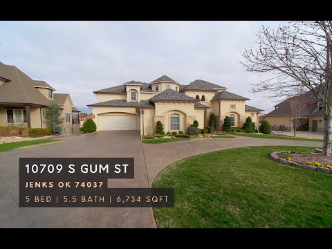 10709 S Gum St, Jenks, OK home video tour