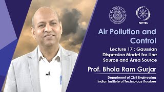 Lecture 17: Gaussian Dispersion Model for Line Source and Area Source
