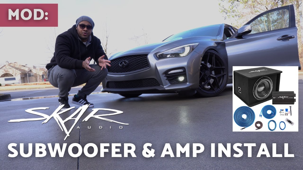 Adding an AMP & SUBWOOFER to my Infiniti Q50 YouTube