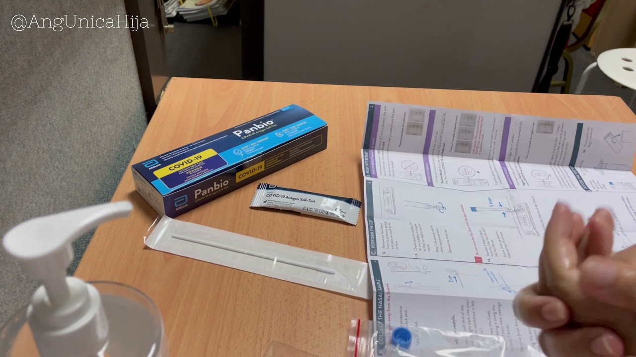 How to use: Abbott Panbio Covid-19 Antigen Self-Test