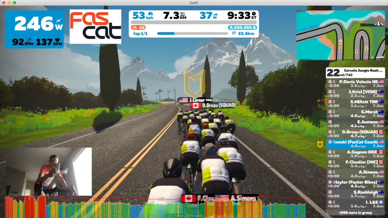 Coach Jake Crushes the Cervelo Gravel Rush Zwift Race