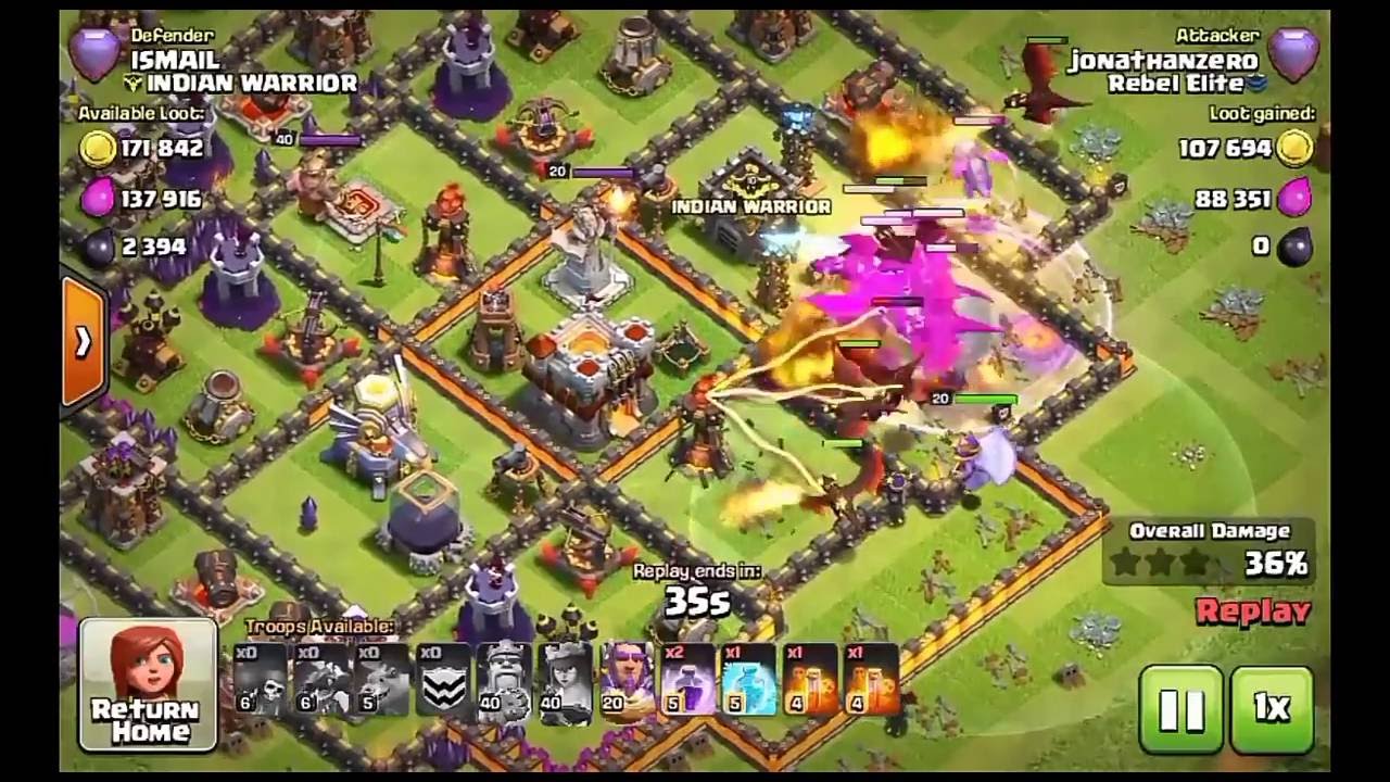 Level 6 dragon Attack in Legend League - YouTube ITech365