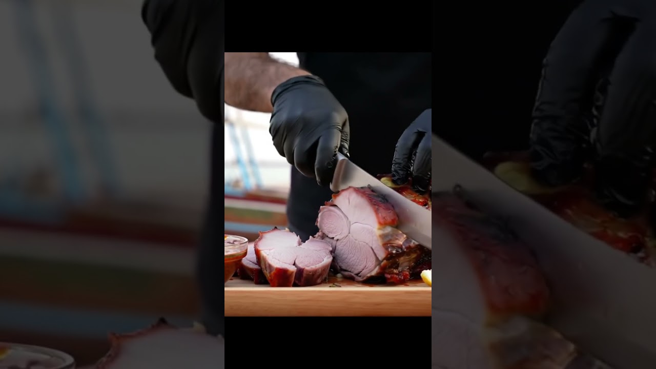 🐪✨ Kuwaiti Gulf Coast Roast | Roasted Camel with Chili Cardamom Sauce 🌊 Smart Knife