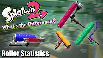Splatoon 2 - Differences Between Rollers: Dynamo vs Carbon vs Flingza vs Splat Roller