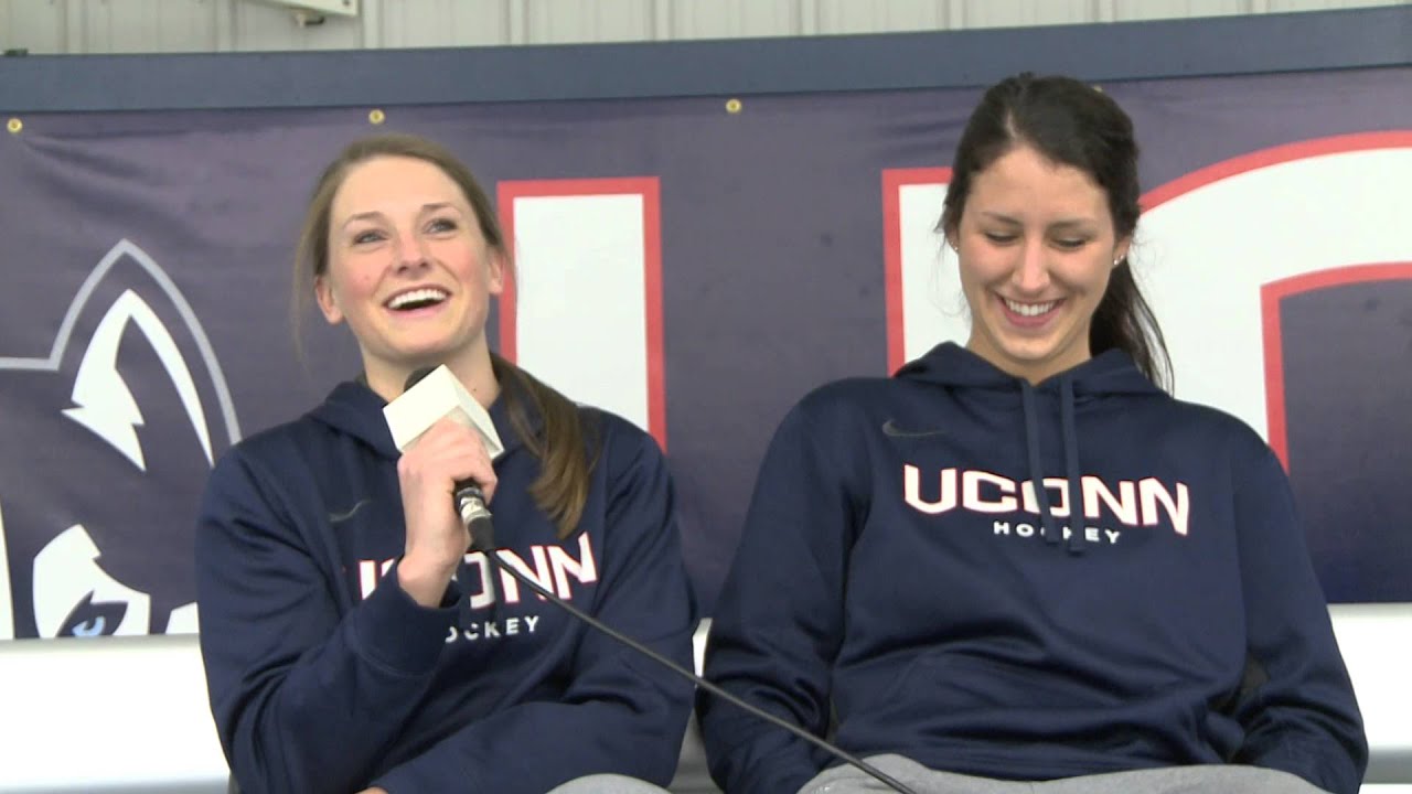 Interview with UConn Women's Hockey's Brittany Berisoff and Caitlin Hewes