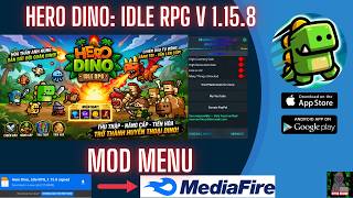 HƯỚNG DẪN HACK /MOD GAME : HERO DINO: IDLE RPG V 1.15.8 (MOD MENU) #hackmodgame #herodino screenshot 3