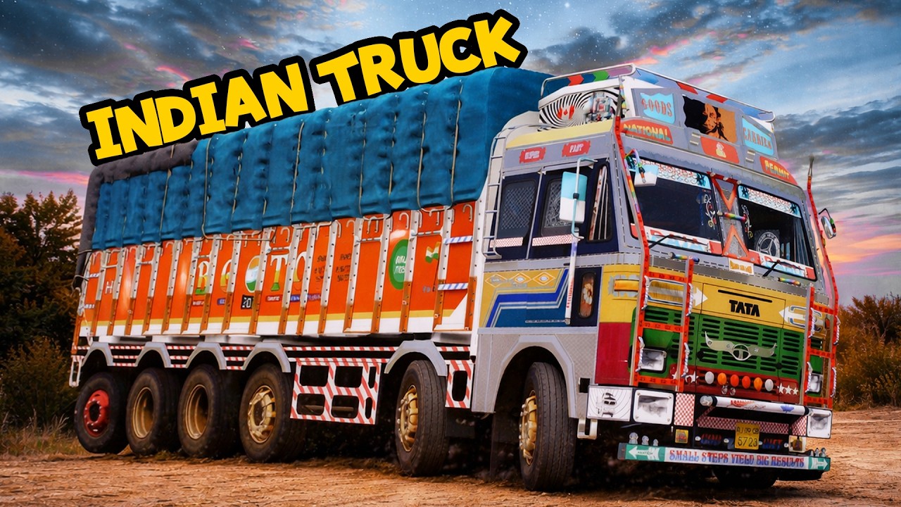 Indian Tata 4923c Truck Driving on Extremely Dangerous Roads | Euro Truck Simulator 2 | Ets2