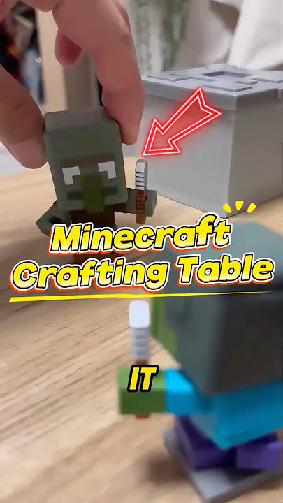 The crafting table in Minecraft hides#minecraft #lego #love #shorts #funny