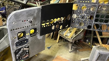 Scratch Built B-36 Peacemaker Flight Engineer Station Progress