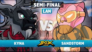 Kyna vs Sandstorm - Elimination Semi-Final - Brawlhalla World Championship 2023 - LAN 1v1