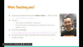 UNSW COMP1511 2019 Term 3 First Lecture