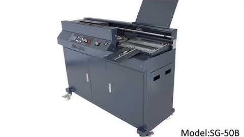 A3 Automatic Glue Binding Machine With Single Glue Roller SG-50B