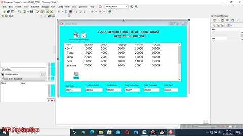 How to Count Total Data in Database With Delphi 2010