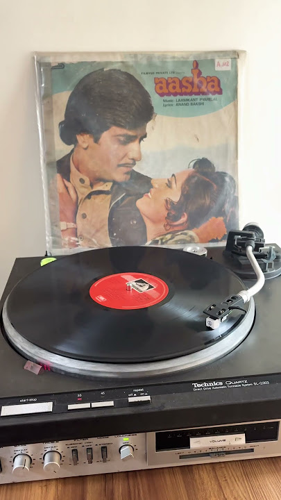 Shisha Ho Ya Dil Ho| Aasha(1980)| Lata #bollywood #latamangeshkar #vinyl #laxmikantpyarelal #vintage