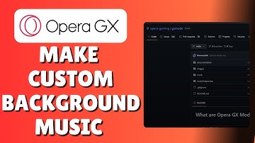 How To Make Custom Opera GX Background Music (Customize Background Music)