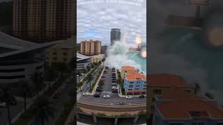 Epic Tsunami Destroys a Miniature City! 🌊🏢  Behind the Scenes #Shorts