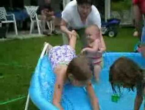 Kids in pool