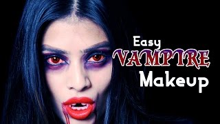 Halloween Special | Easy Vampire Makeup | Makeup Tutorial | Face Makeup | Foxy