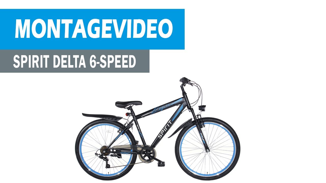 Spirit Delta jongensfiets MTB montage video - YouTube