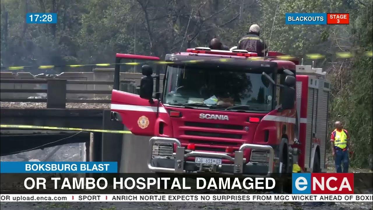 Boksburg gas tanker explosion damages nearby buildings YouTube