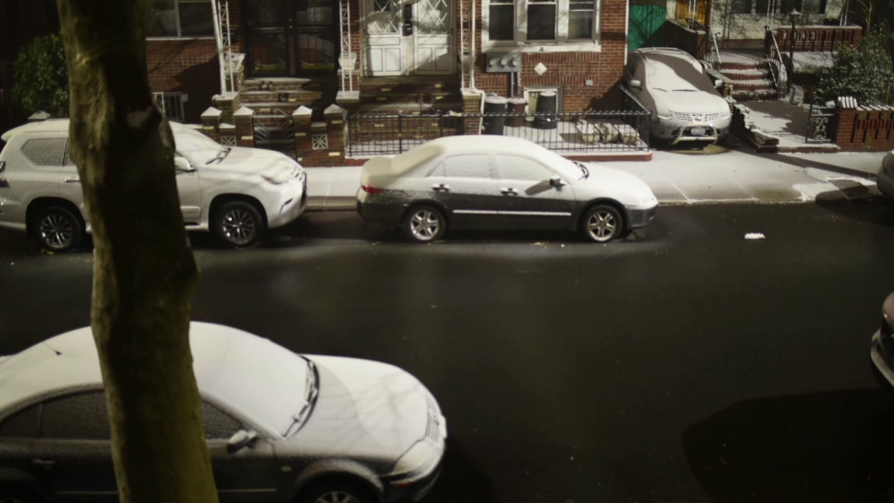 timelapse new york city blizzard 3-14-2017 - YouTube
