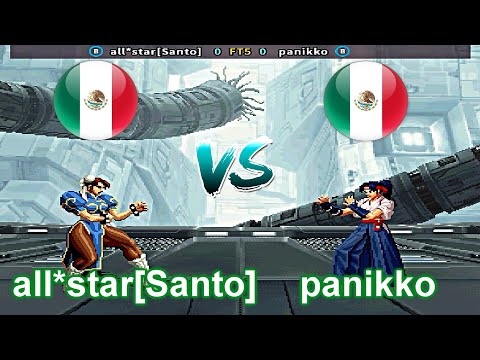 SNK vs. Capcom - SVC Chaos Super Plus - all*star[Santo] vs panikko FT5