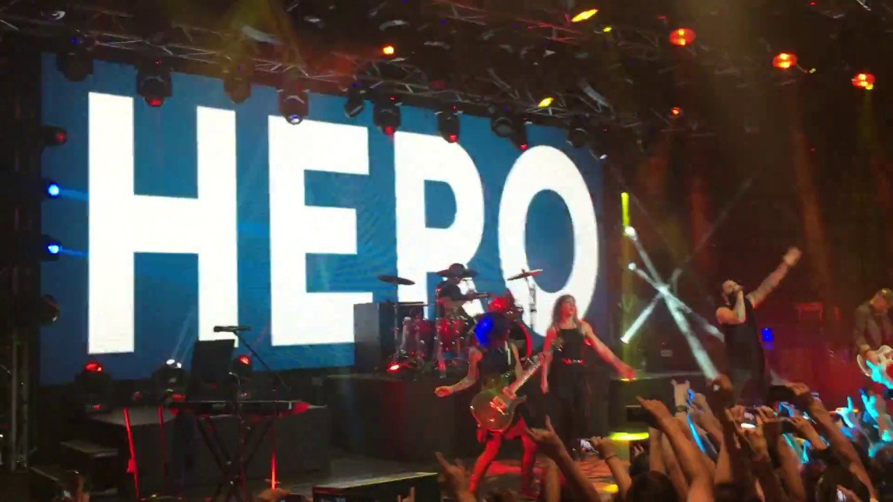 Skillet Hero LIVE in Minsk 08.07.2018 YouTube