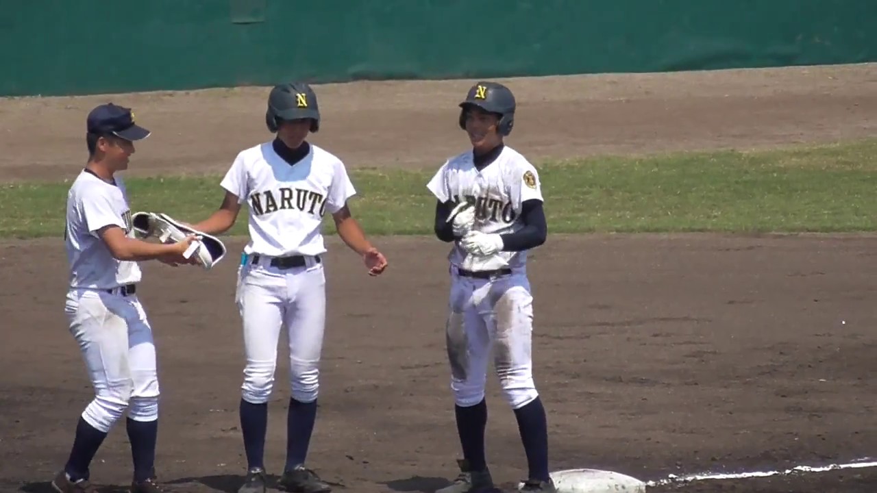 【速報☆徳島大会決勝/逆転の三塁打】2018/07/26鳴門高3年生・大下 竜輝(国府中)