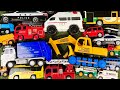 はたらくくるま 救急車 パトカー ゴミ収集車 ショベルカー バス サウンドチェック＆坂道走行｜Emergency Vehicle & Working Cars