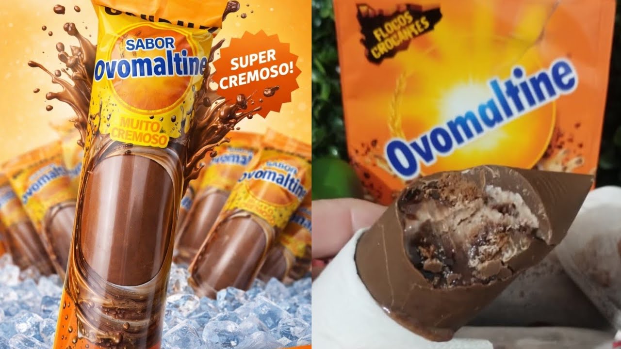 Geladinho Gourmet de Ovo Maltine🍫 Crocante,Cremoso e cheio de Sabor😍Uma explosão a cada mordida..