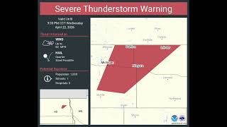 [EAS] First Severe Thunderstorm Warning issued by NWS Grand Forks from WWF83 (4/22/26)