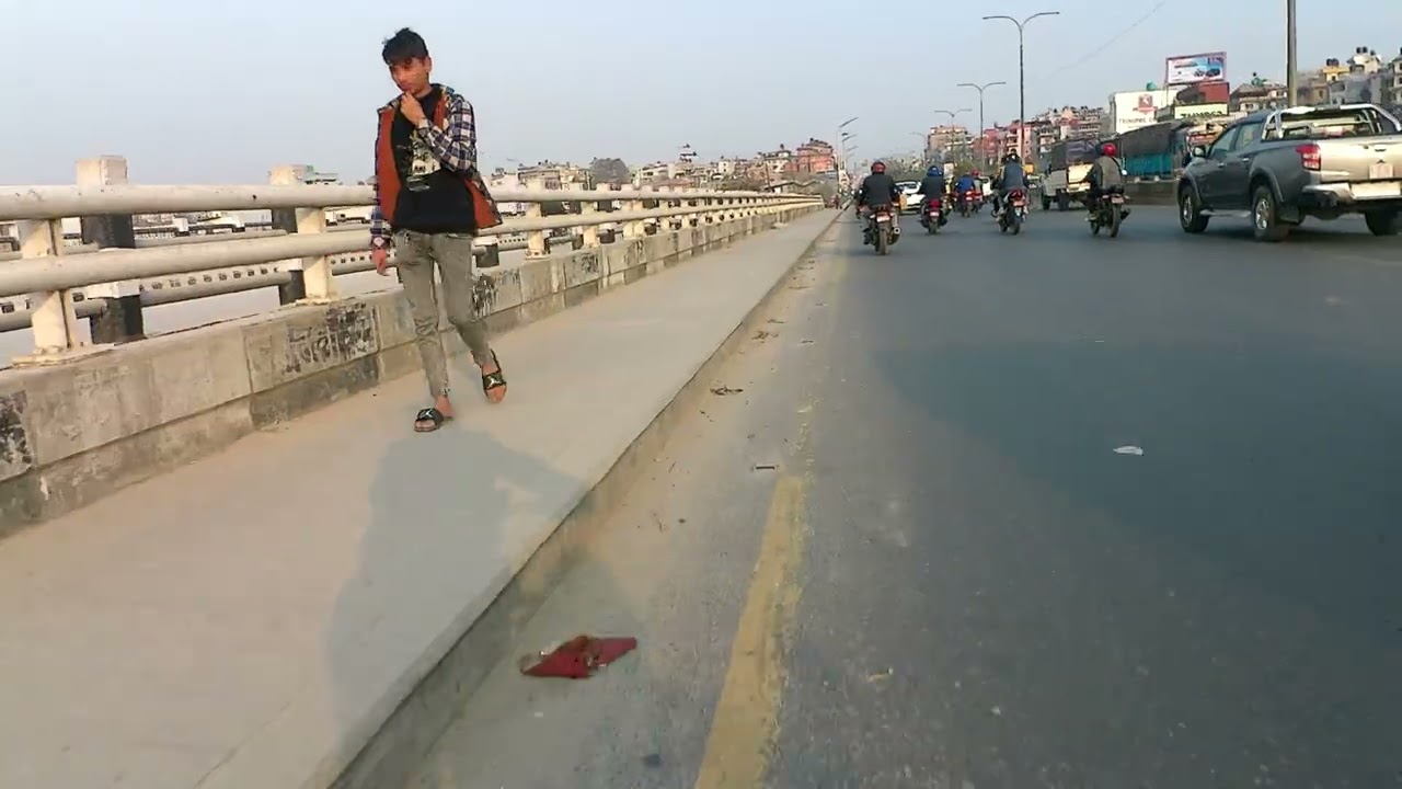 Cycling at koteshwor, Kathmandu 