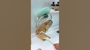 Mẹo vặt cuộc sống - Giá để nắp chuyên dụng