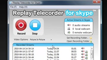Skype Recorder for Windows - Replay Telecorder for Skype - an Introduction