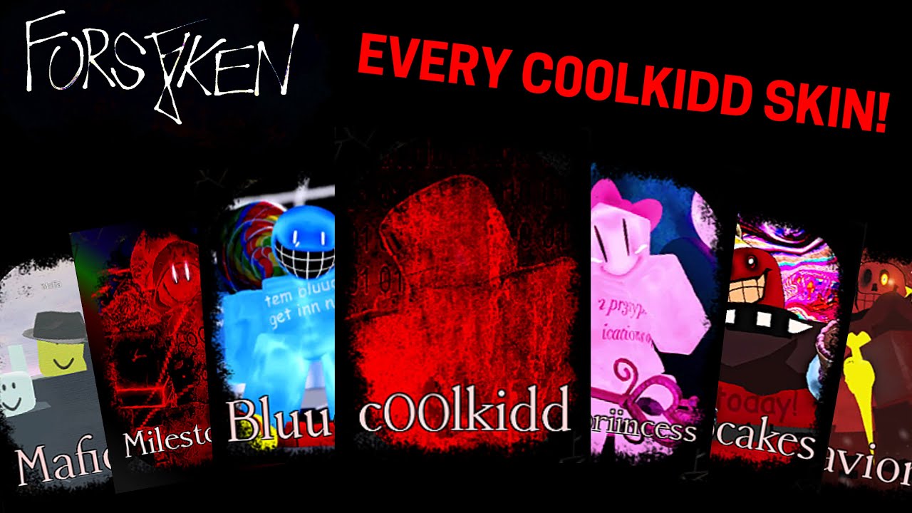 PLAYING EVERY C00LKIDD SKIN GAMEPLAY! (May 2025) | Forsaken