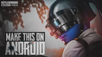 BGMI Live Stream Thumbnail Tutorial On Android