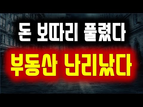 돈 <strong>보따리</strong> 풀렸다. 부동산 난리났다.