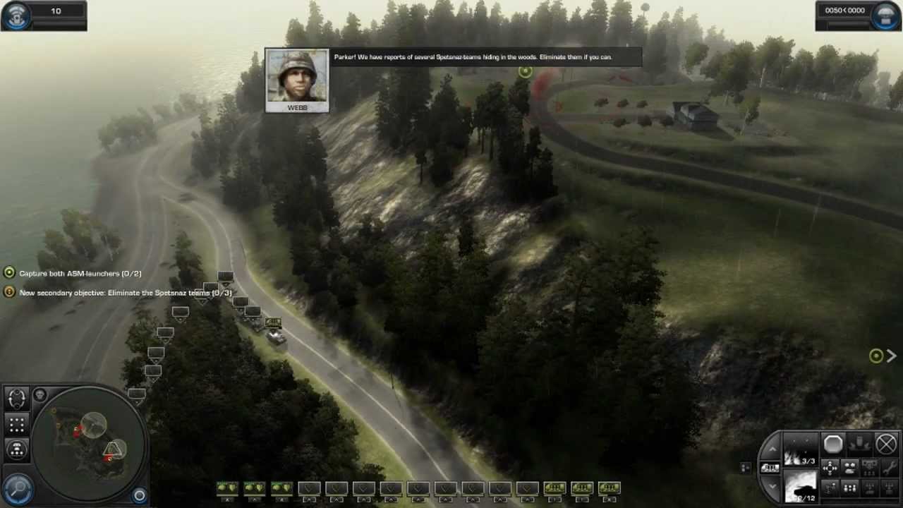 World In Conflict: Soviet Assault walkthrough - Mission 19 - Before the storm - 1/2 [HD]