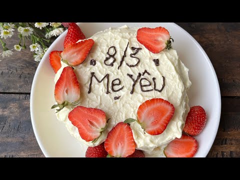 Video Làm Bánh Kem tặng mẹ nhân ngày 8/3 cùng Tú với bé Dzàng - youtube