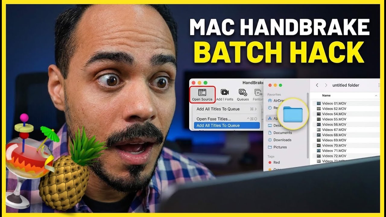 How to Batch Convert Video with Handbrake (Mac) - YouTube